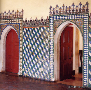 hispano-moresque tile Sintra mudejar