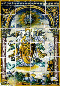 azulejo Espagne carreau émaillé