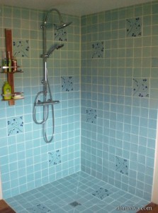 plain tile shower