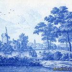 Delft tile panel van Frytom