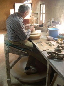 potter's wheel handmade ceramic