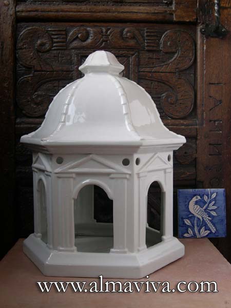 decoration céramique lanterne