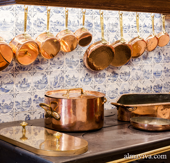 carreaux de Delft pour la cuisine de la Maison Caillebotte